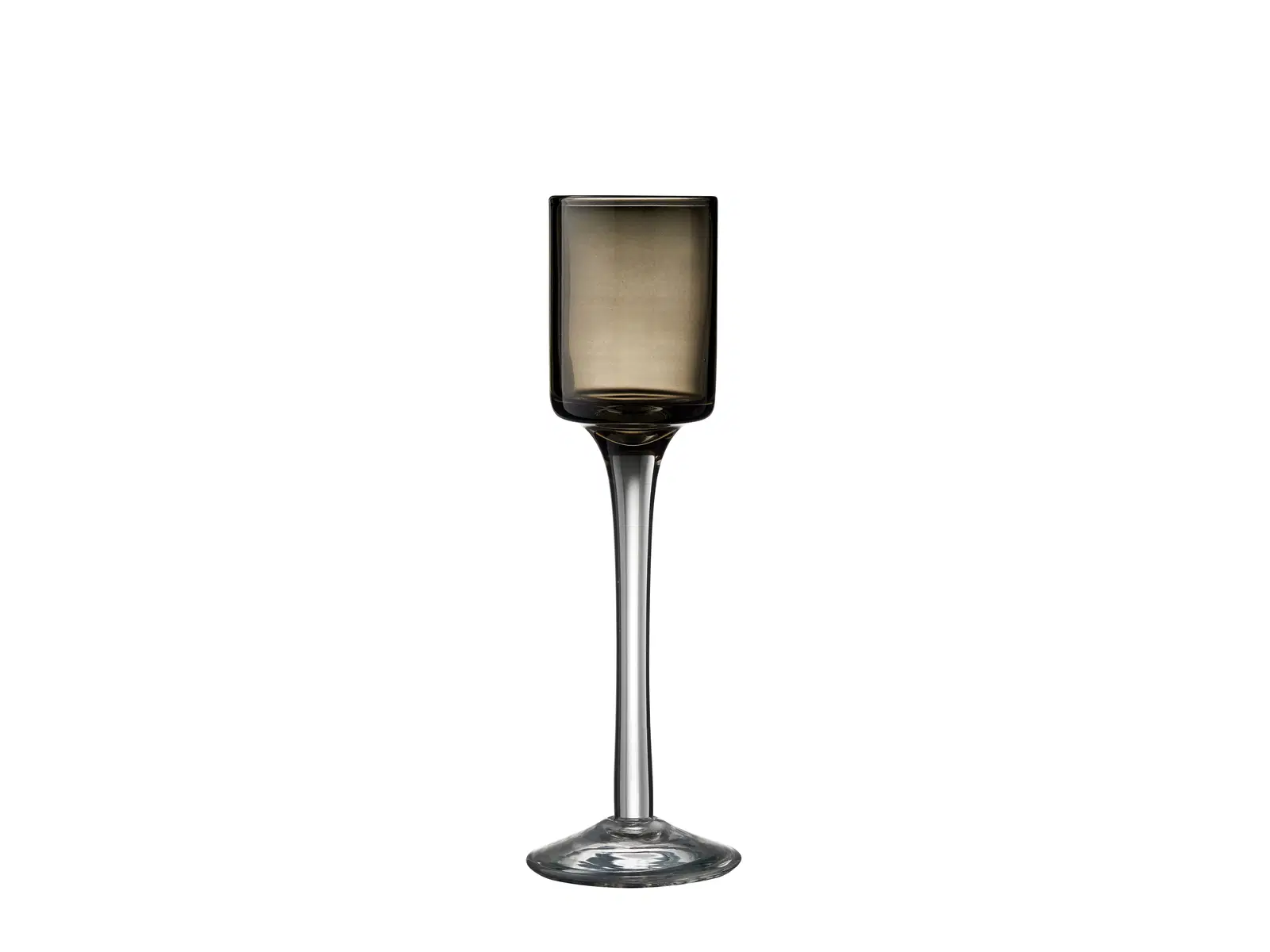Lyngby Glas Snapseglas på fod 6 stk i assorterede farver og former